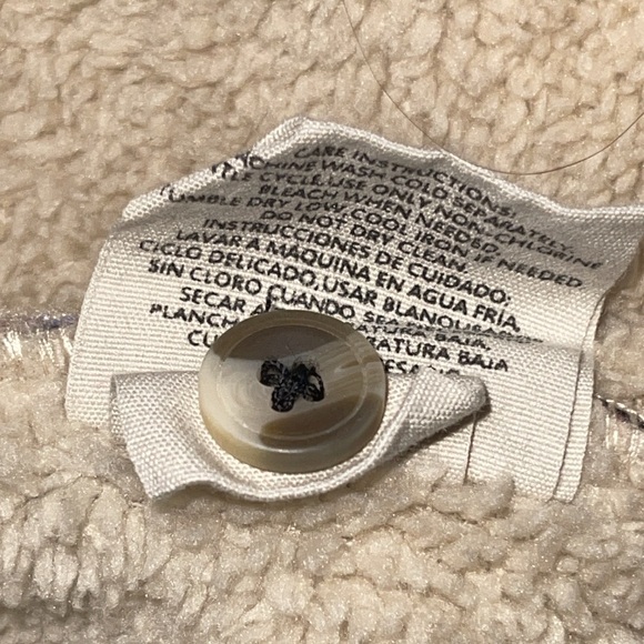 Sage Collective Shirt‎ Jacket Purple Plaid Size Medium Sherpa Fleece - Picture 5 of 7